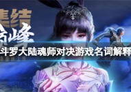 斗罗大陆魂师对决有哪些口语化游戏名词 游戏名词解释说明
